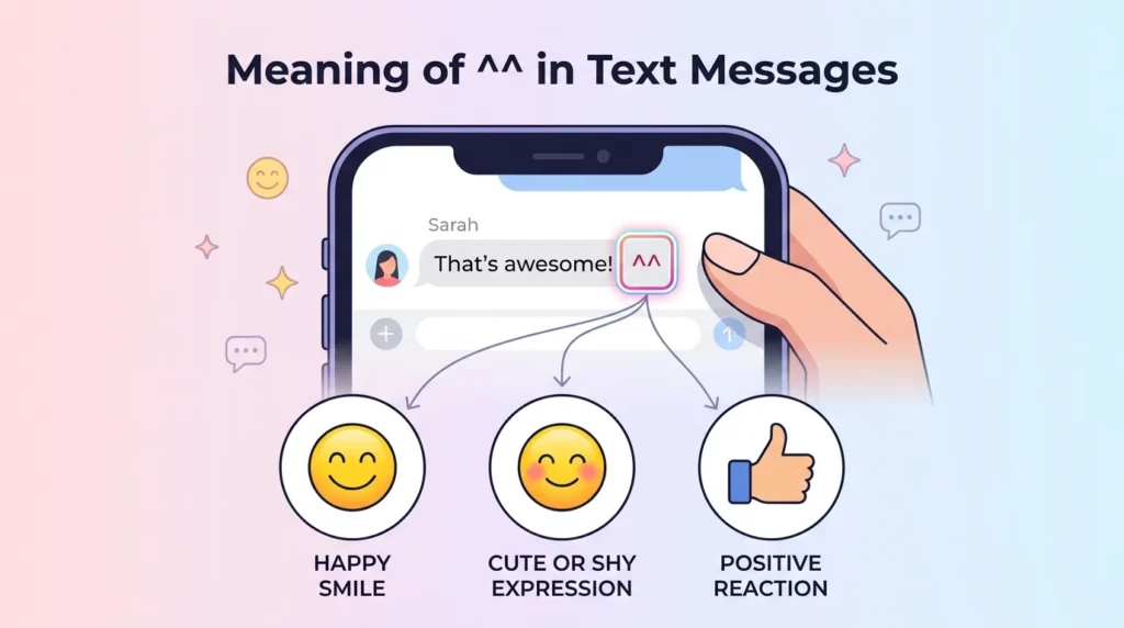 What Does ^^ Mean in Text